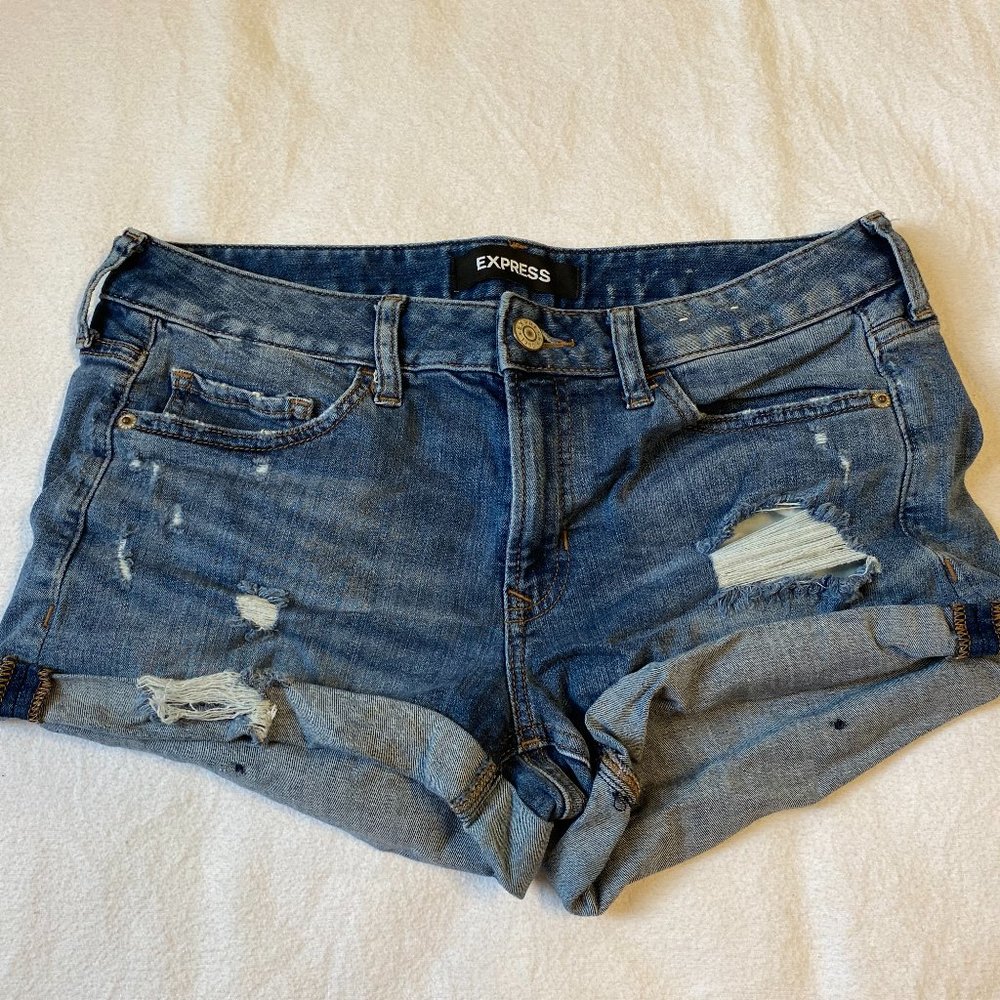 Express Jean Shorts Size 8